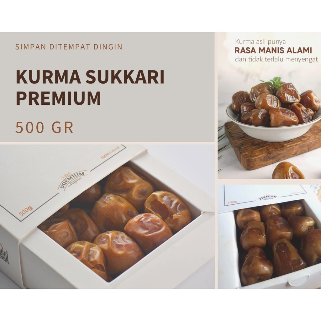 

KURMA SUKKARI / SUKARI LEGIT 500 GRAM ( 1/2 KG ) PREMIUM SERTIFIKASI KEMTAN RI