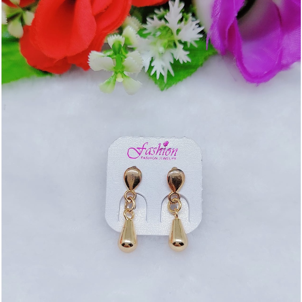 Anting permata lapis emas perhiasan xuping fashion jewellery 0442-0444