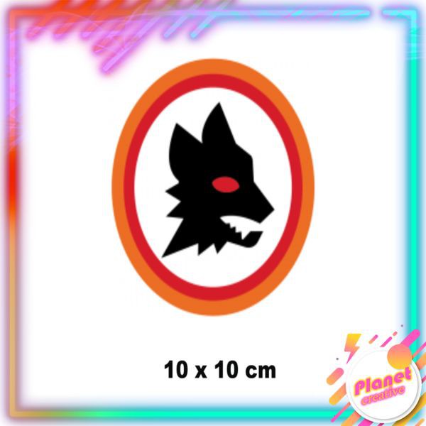 

Stiker AS ROMA 2 cutting sticker 10 x 10 cm