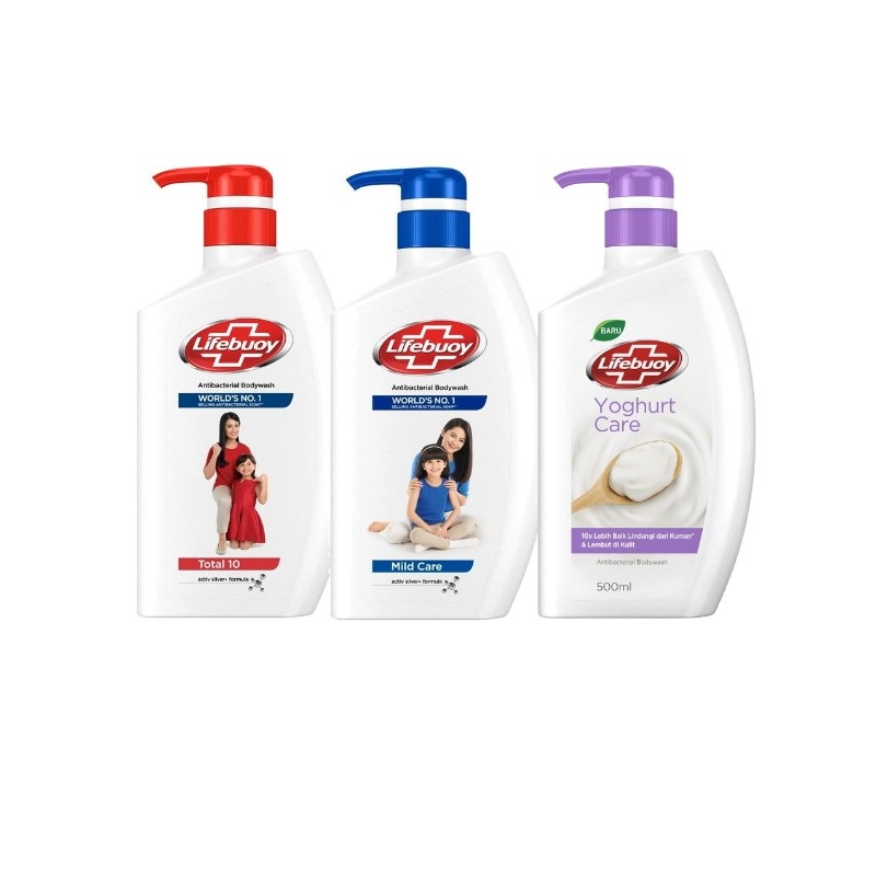 LIFEBUOY ANTI BACTERIAL BODY WASH 500 ml PUMP/centraltrenggalek