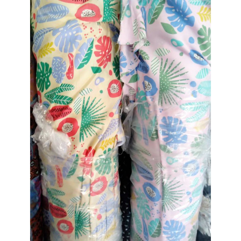 grosir kain rayon viscouse motif janda bolong produksi kain Kahatex