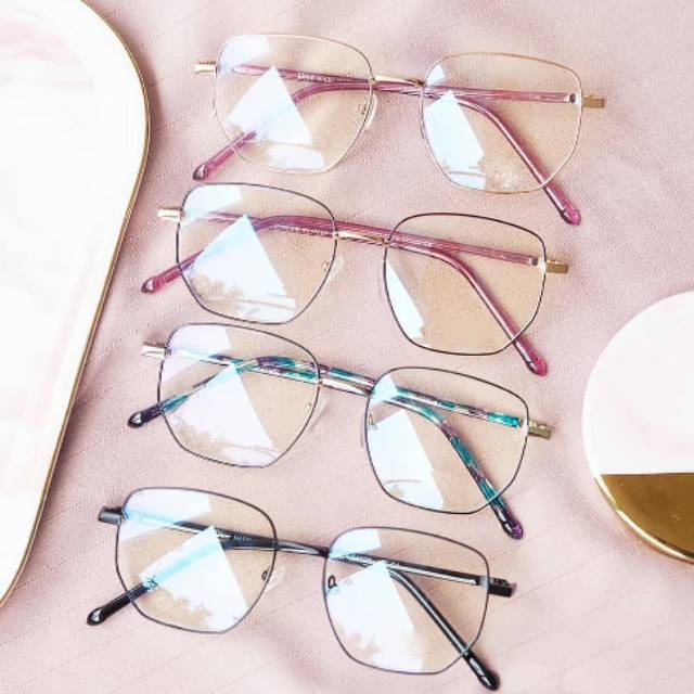 FRAME KACAMATA 6637 | GRATIS LENSA ANTI RADIASI / KACAMATA FASHION WANITA