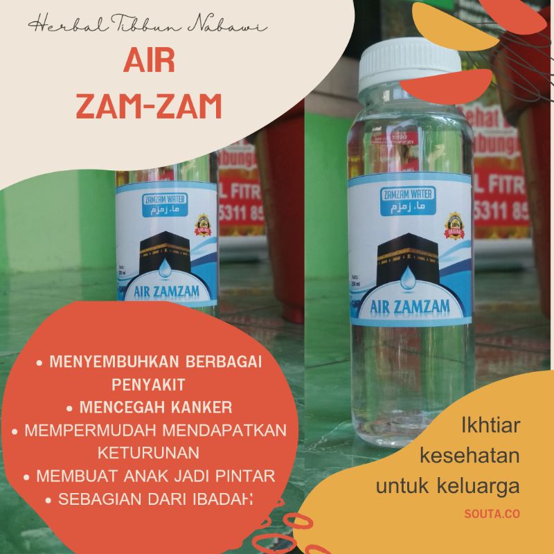 

Air Zam-zam Murni Asli Dua Pilihan 100 ml dan 250 ml