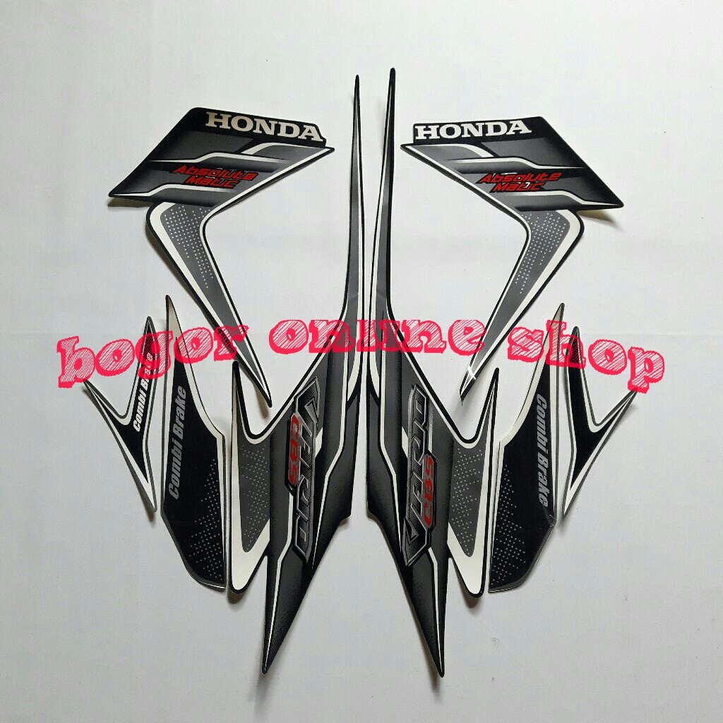 Stiker motor vario cbs 110 2010 silver