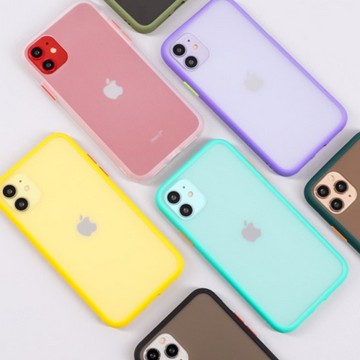 Slim Hybrid Full Cover Soft Case 8 COLOR - (2) for iPhone 6 7 8 X XS Max 11 Pro Max