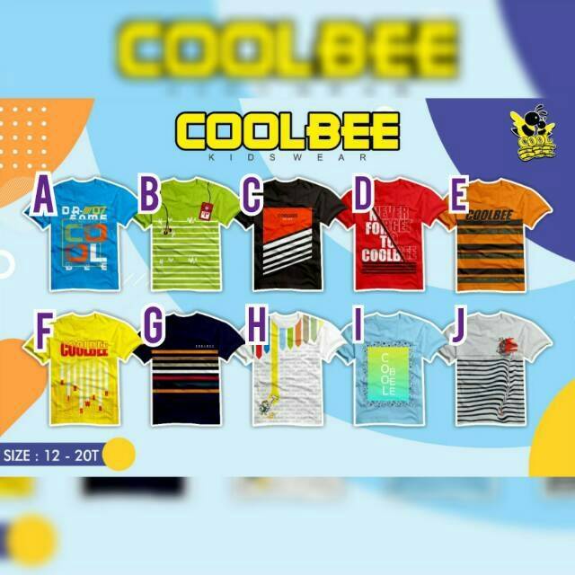 Kaos laki-laki Coolbee teen/t-shirt coolbee junior remaja/baju anak cowok tanggung dan ABG
