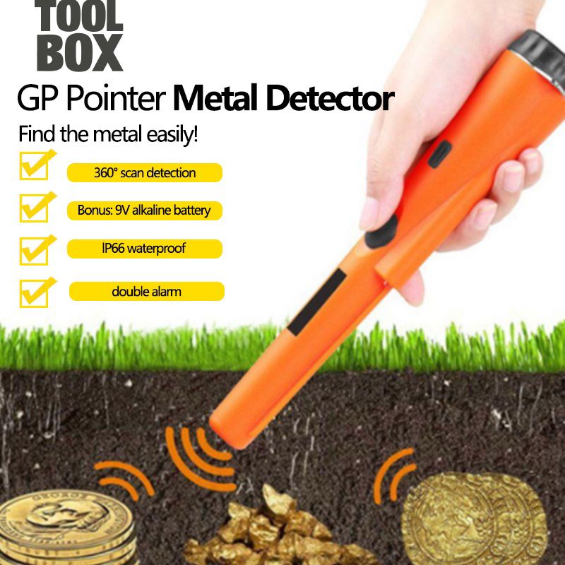 METAL DETECTOR ALAT PENAMBANG PENDETEKSI LOGAM EMAS HARTA TERPENDAM