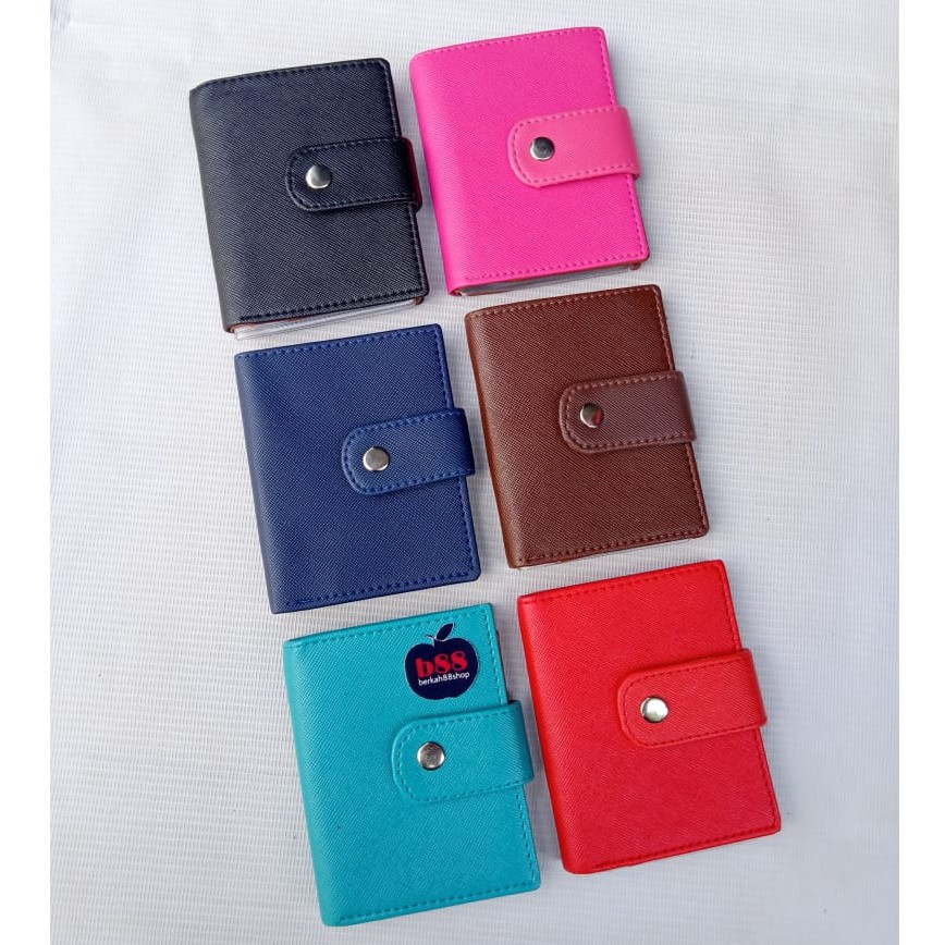 Card Holder Dompet Kartu 14 Slot 1 Slot Uang Premium Polos Series