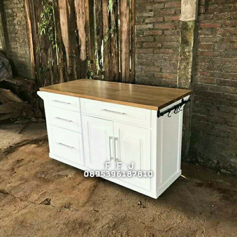 Meja Kitchen island duco meja dapur minimalis modern