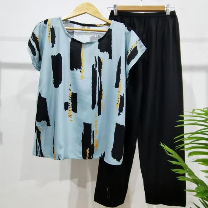 BABYDOLL RAYON PANJANG| BABYDOLL MURAH | BAJU RUMAHAN-Panjang 8