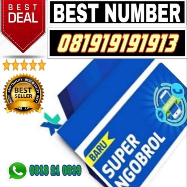 NOMOR CANTIK XL SUPER 081919191913