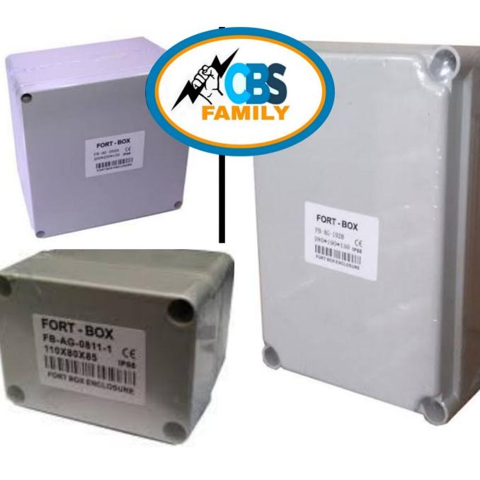 Duradus / Junction Box Tipe Solid Cover Ukuran 280X190X130 Merk Fort