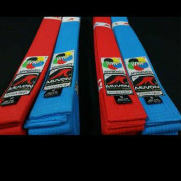 Sabuk Karate Muvon Wkf Approved Sabuk Khusus Kata Original