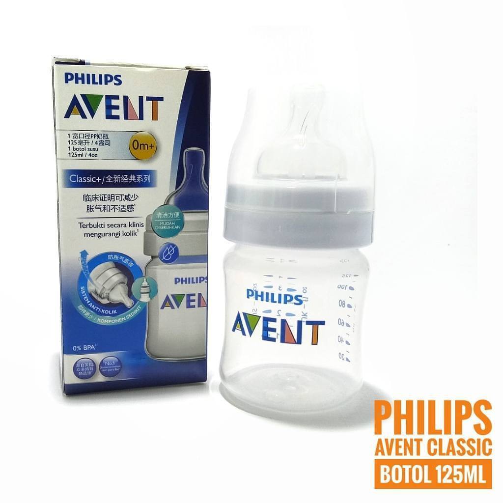 Philips Avent Classic -- Botol 125ml / 4oz 0m+