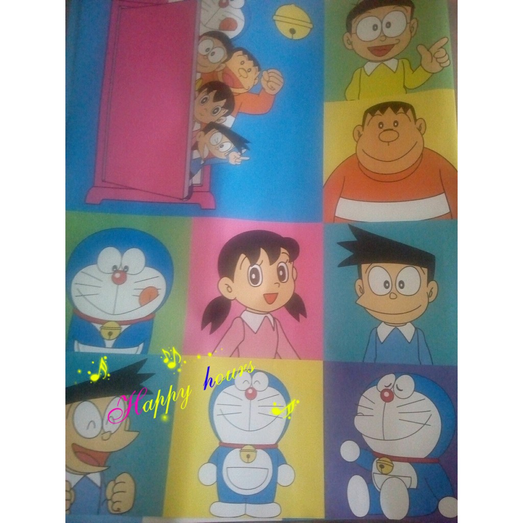 

kertas kado bungkus hadiah doraemon nobita