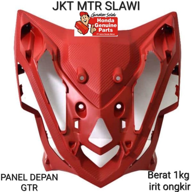 cover front assy merah panel gtr merah asli honda