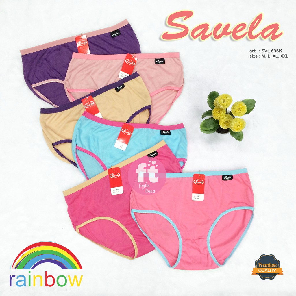 SAVELA | Celana Dalam Wanita RAINBOW | art SVL 696K Kombinasi