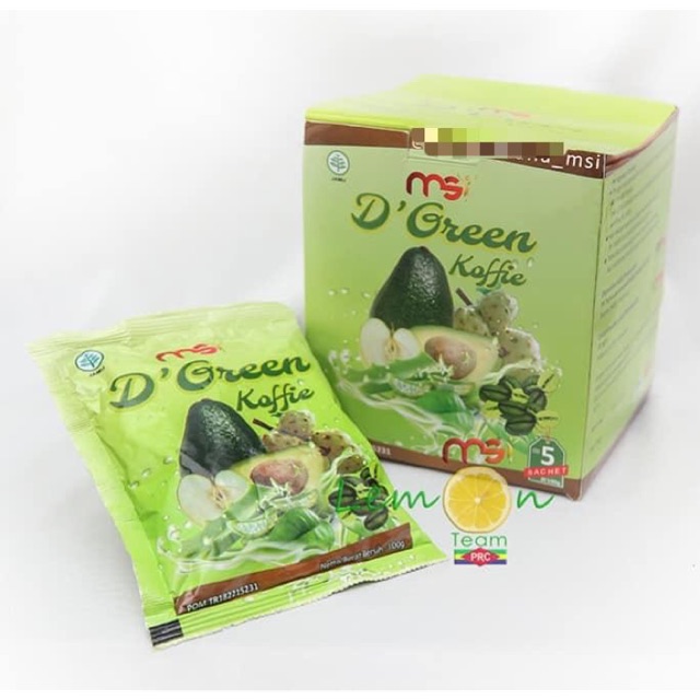 PALING LARIS KOPI HIJAU D GREEN KOHIE MSI BUAT DIET ORIGINAL 1 SACHET