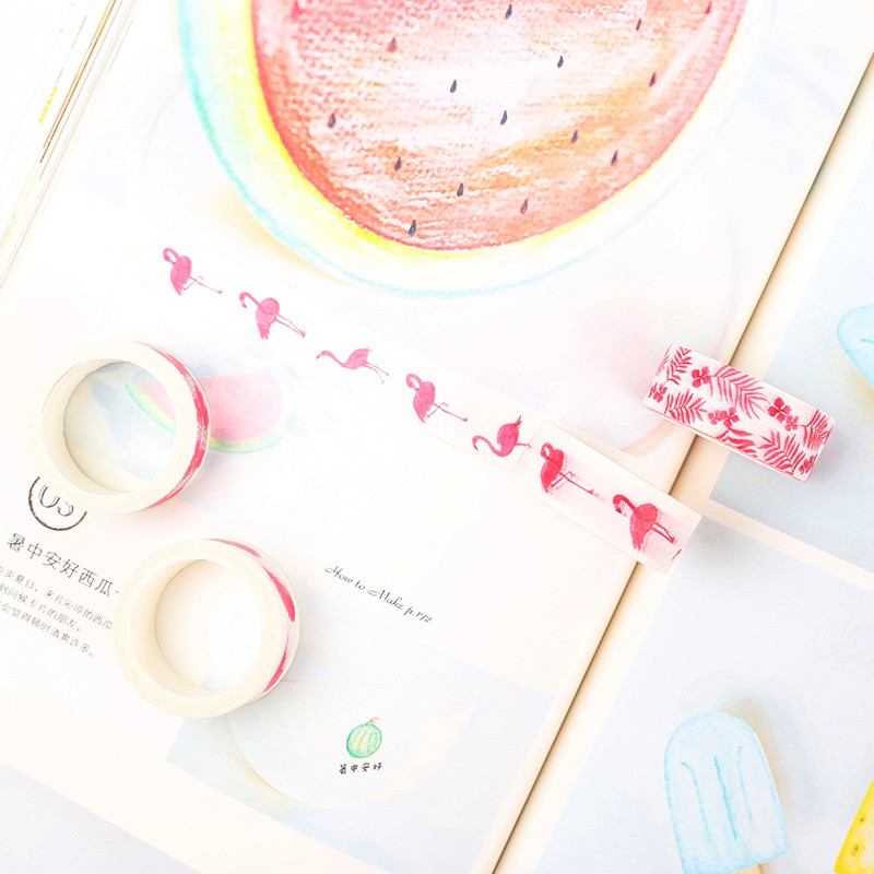

PINKABULOUS Masking Tape Set Pink Nature Selotip - 4pc