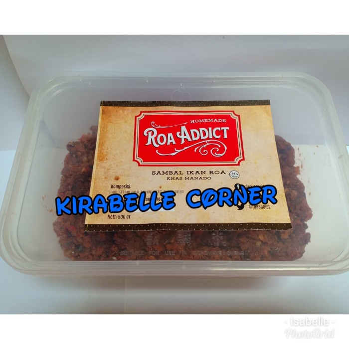 

Sambal-Aneka- Sambal Ikan Roa Roa Addict - Pedas Original -Aneka-Sambal.