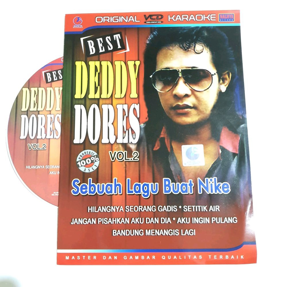 VCD original Best DEDDY DORES vol 2  VCD original karaoke murah