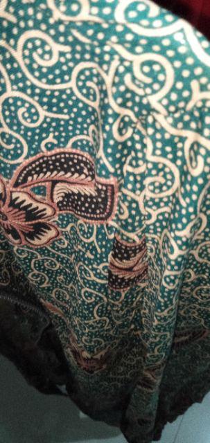 Batik Dianputri | Tunik Batik Wanita Motif Parang Kembang Zipper Depan