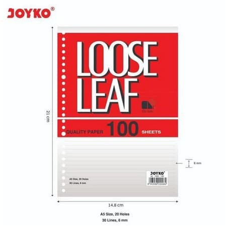 

Joyko Loose Leaf A5-7020-100 JK
