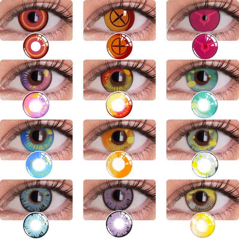 SOFTLENS COSPLAY IMPORT MATA ANIME GRADASI KOSMETIK KECANTIKAN MATA PELENGKAP COSPLAYER