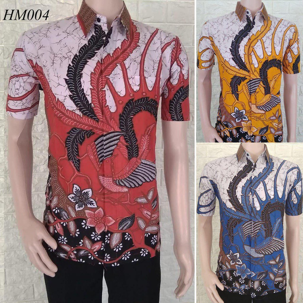Kemeja Batik HM 004 Hem Batik Pria Pekalongan