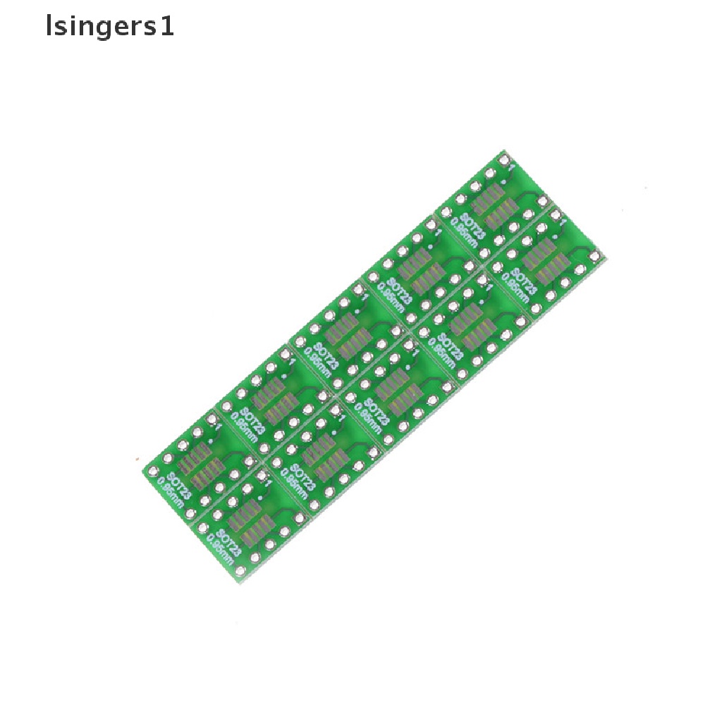 [lsingers1] 10PCS SOT23 SOP10 MSOP10 Umax SOP23 to DIP10 Pinboard PCB Board Convert Boutique