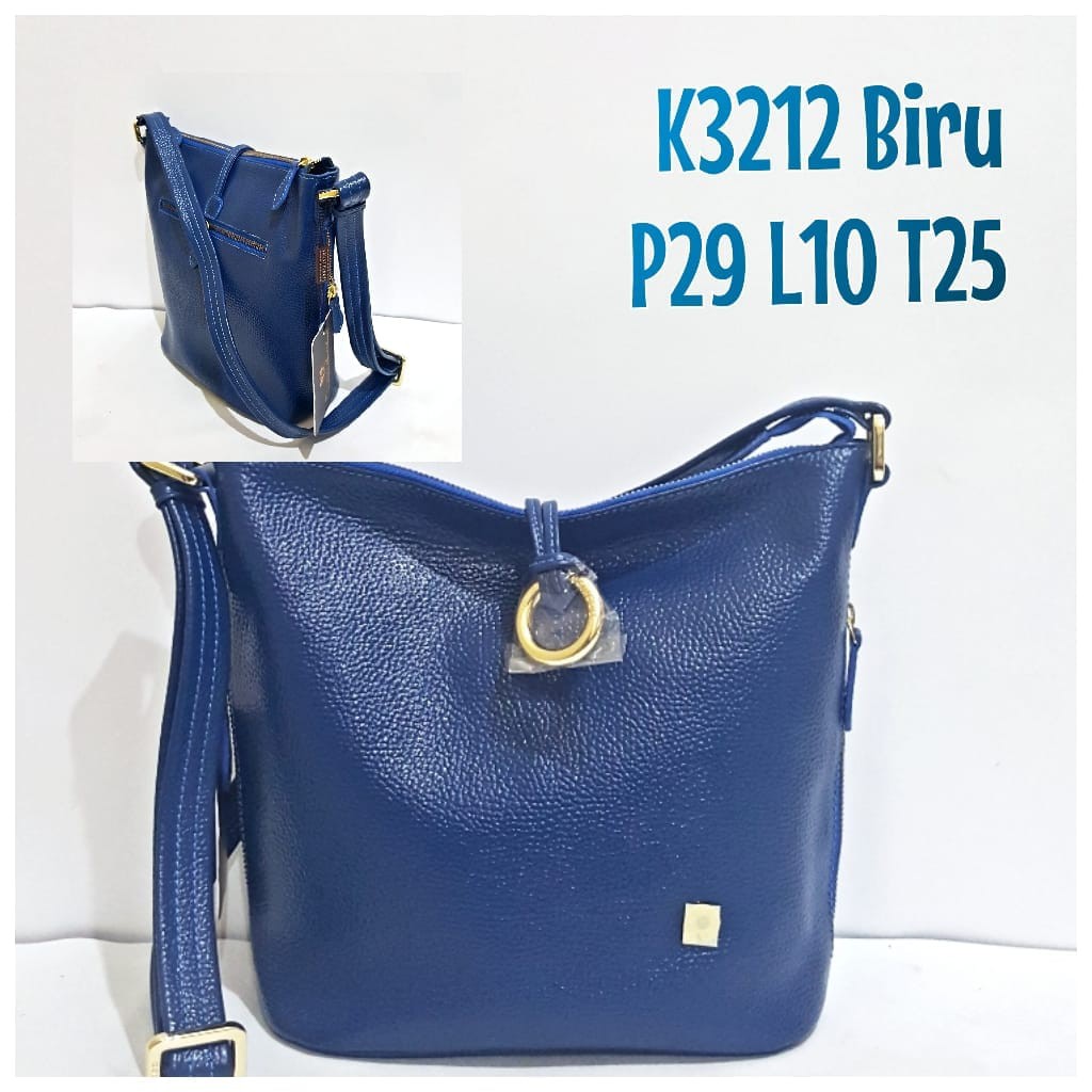 Tas Kulit Papillon Original K3212 Biru