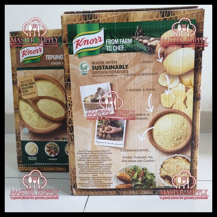 

Knorr Potato Flakes 4 Kg / Knor Tepung Kentang Halal / Best Seller