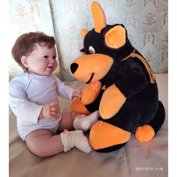 Boneka Reborn Bayi Realistis Jumbo 60 cm super lucu Premium