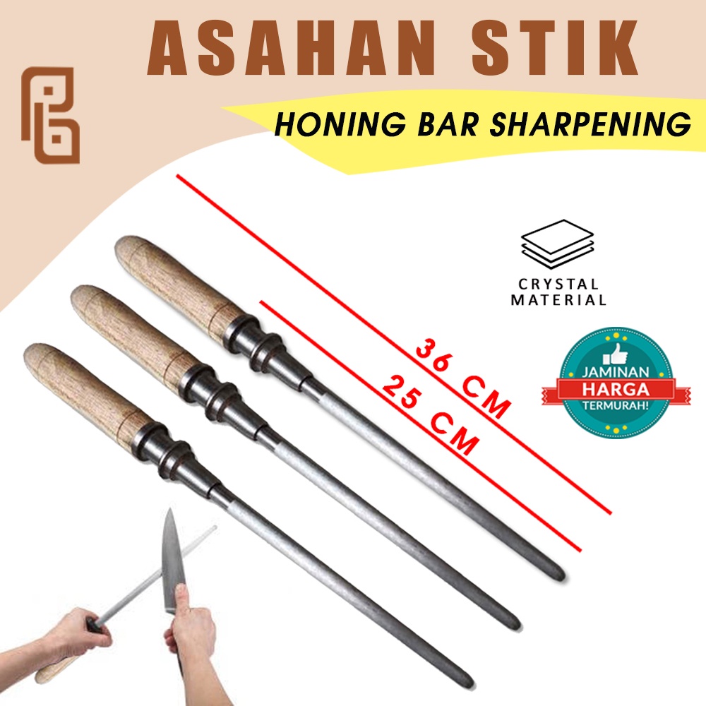 Asah Pisau Model Tongkat Stik Asahan / Pengasah Pisau Dapur Kristal Asah Pisau Daging