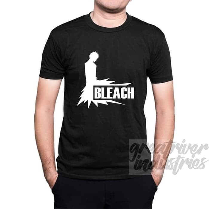 Kaos Ichigo Kurosaki Bleach #2 - Hitam, S