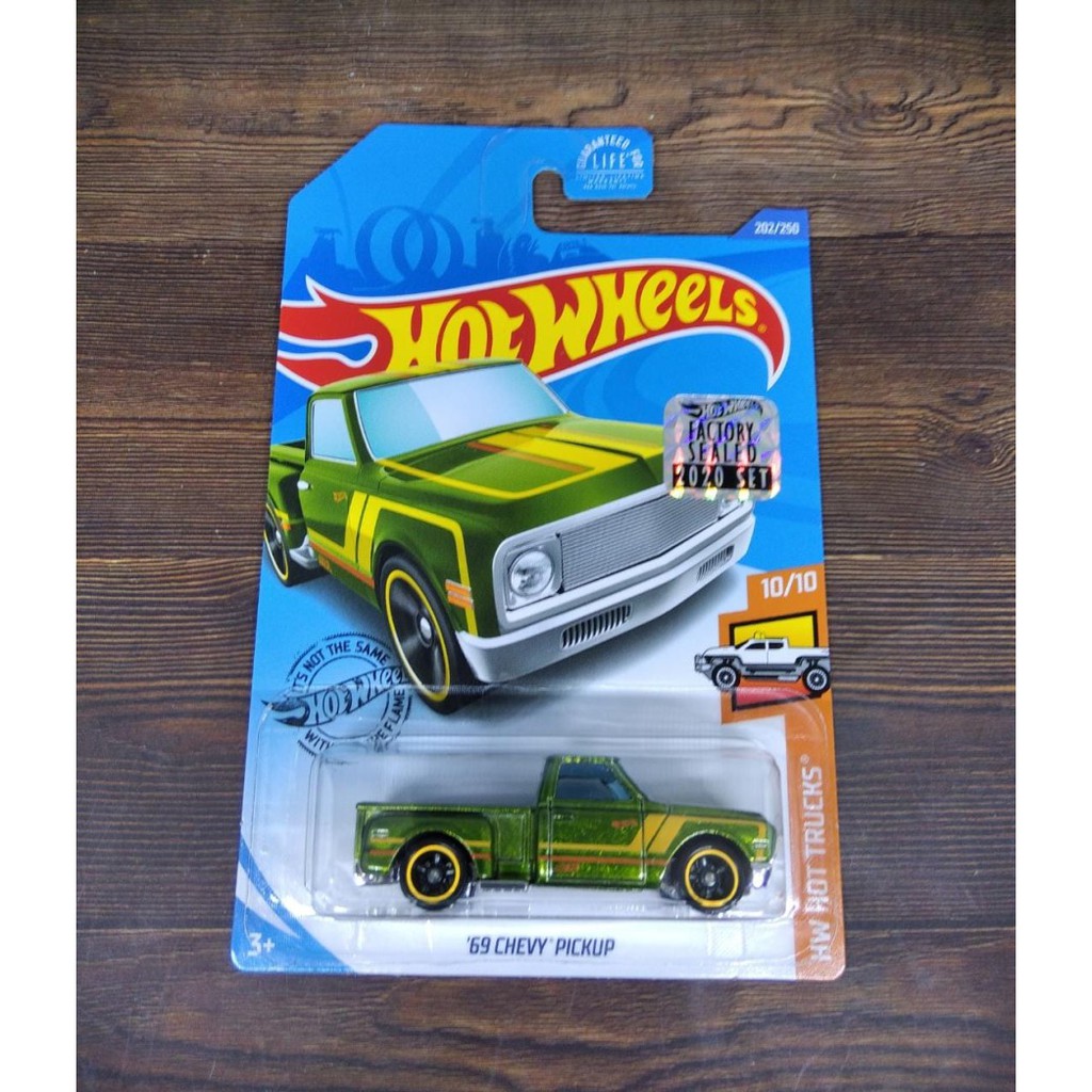 Hot Wheels 69 Chevy Pickup THS FS 2020 Treasure Hunt Super Factory Sealed $TH