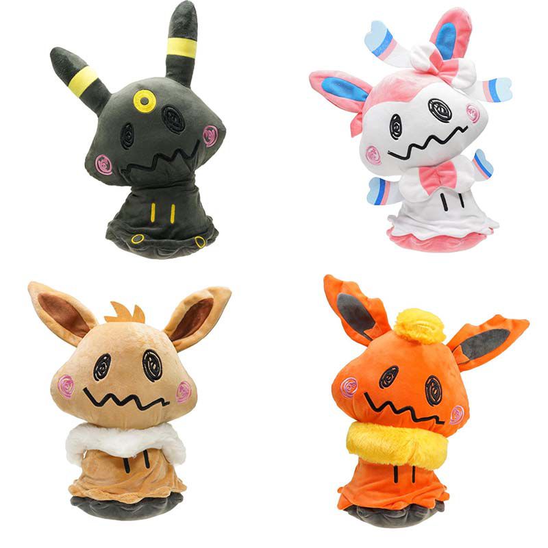 Pusat Mimikyu Pokemon Cosplay Umbreon Eevee Sylveon Boneka Mainan Boneka Lembut Mewah