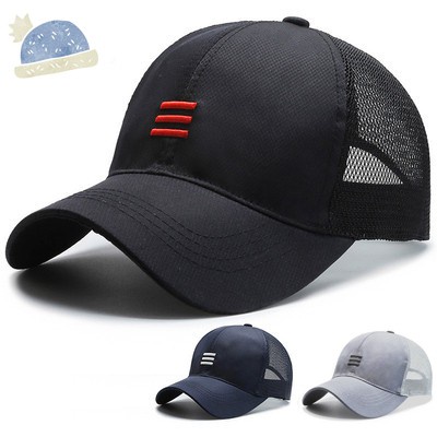 Topi Baseball Bahan Suede Breathable Cepat Kering Gaya Korea Untuk Pria Dan Wanita