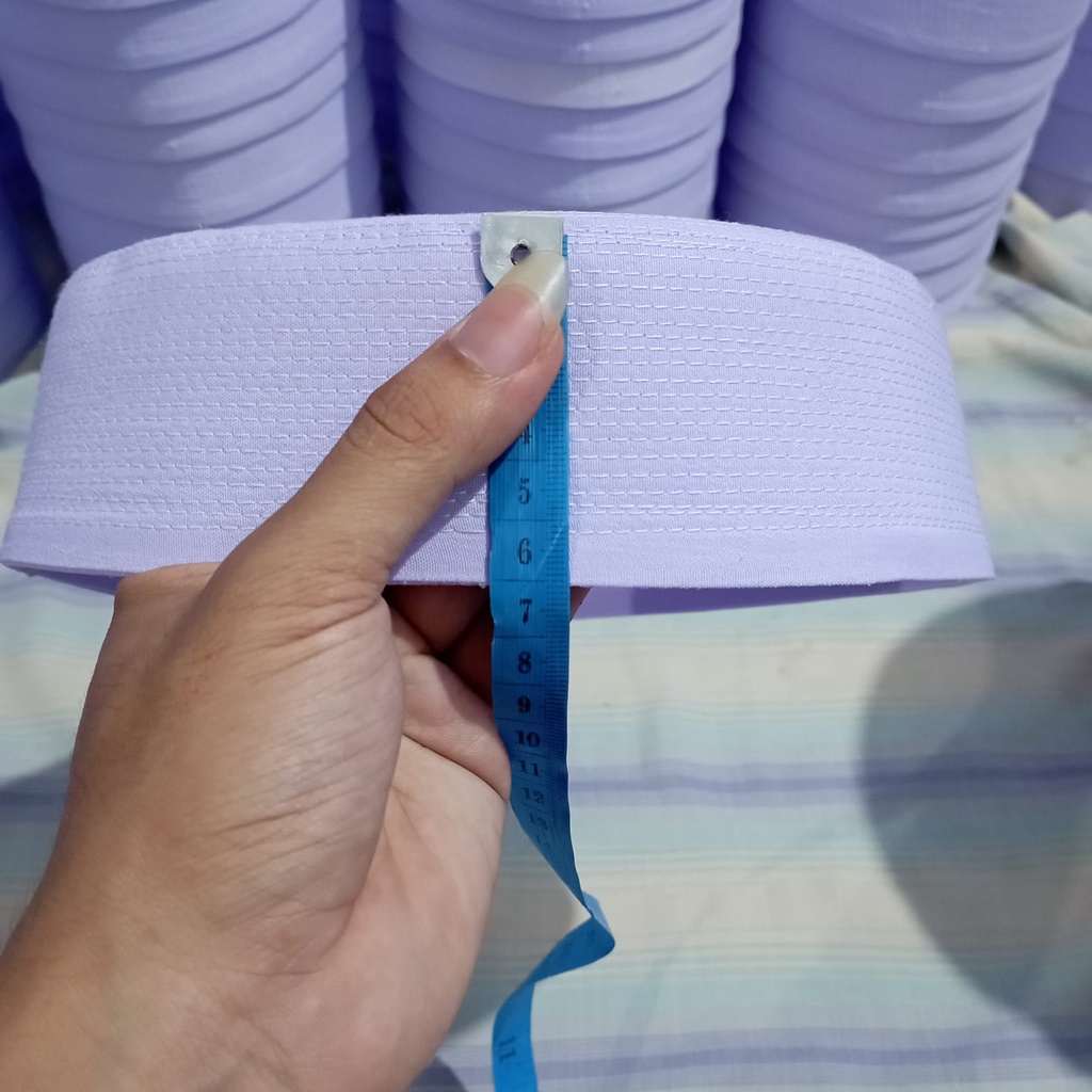 Peci Kopiah Diskon peci Batok Habib bahar bin Smith - Putih tinggi 6CM, Original