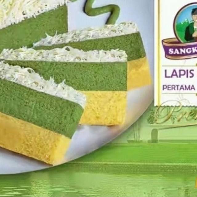 

Lapis Bogor Sangkuriang Rasa Teh Hijau (Green Tea)