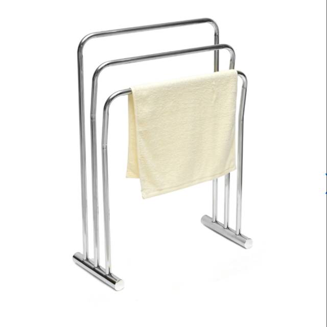  JEMURAN  HANDUK STAINLESS INFORMA  MURAH TOWEL RACK CHROME 