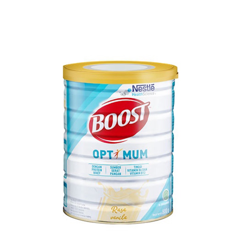 

Nestlé Boost Optimum Susu Bubuk Nutrisi Vanila Dewasa dan Lansia Kaleng 800 gr