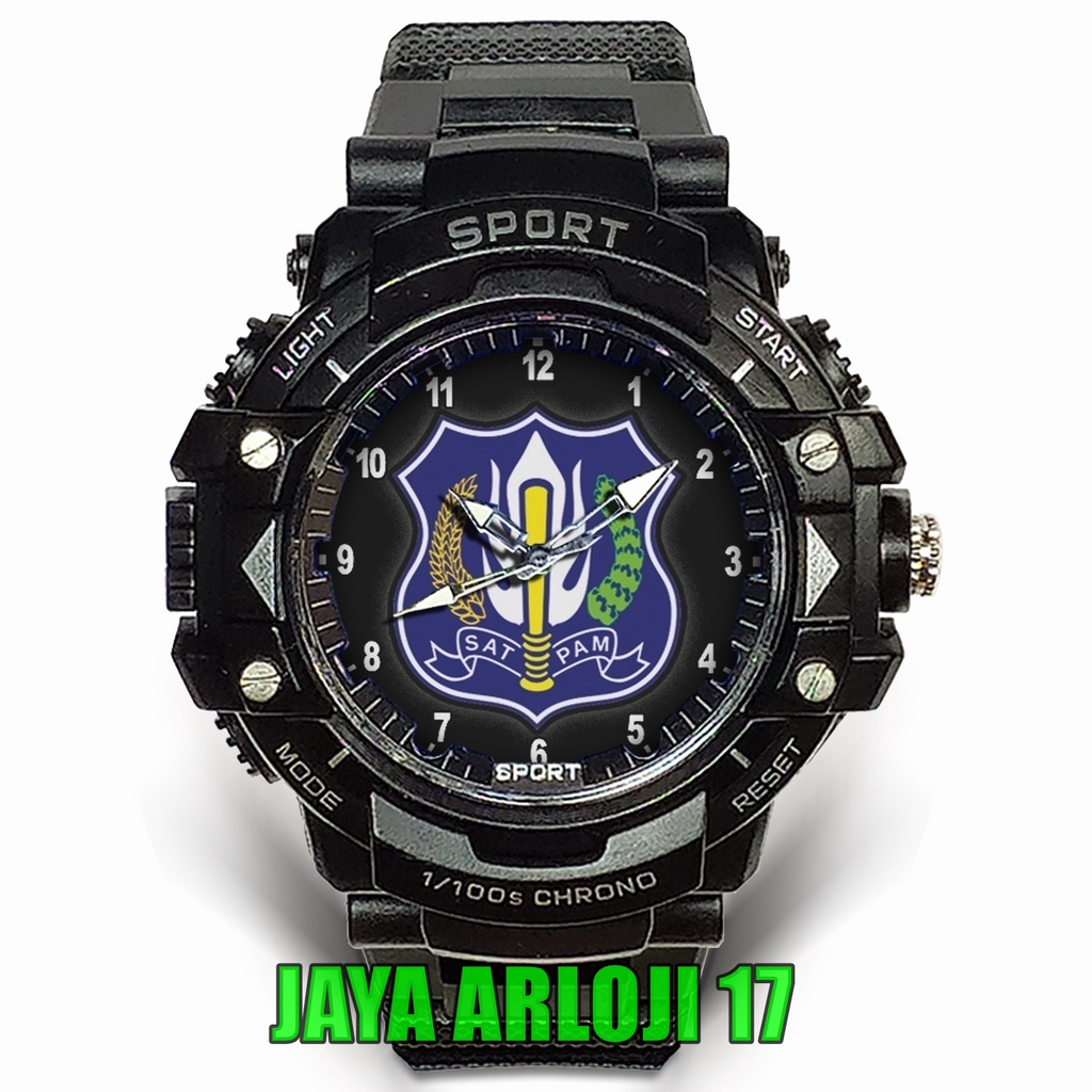 (Istimewa) JamTangan Custom SATPAM - KBS RI (Keren)