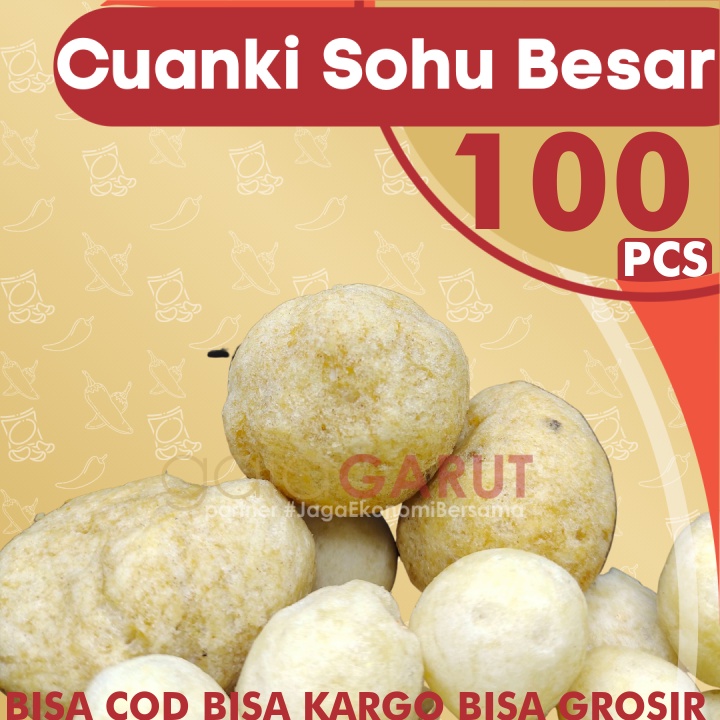 Jual Cuanki Sohu Besar 100pcs Cuanki Bulat Kering Pelengkap Baso Aci