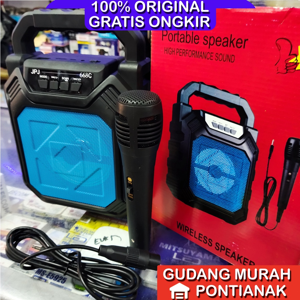 Speaker Bluethoot bonus Mic suara bagus dan nyaring MURAH