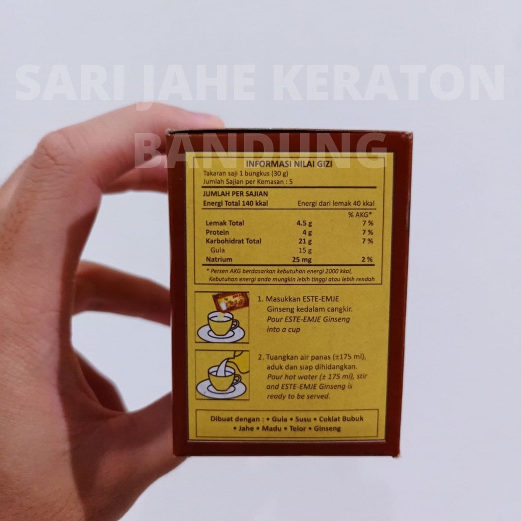 STMJ Sido Muncul ESTE EMJE dengan Ginseng isi 5 sachet