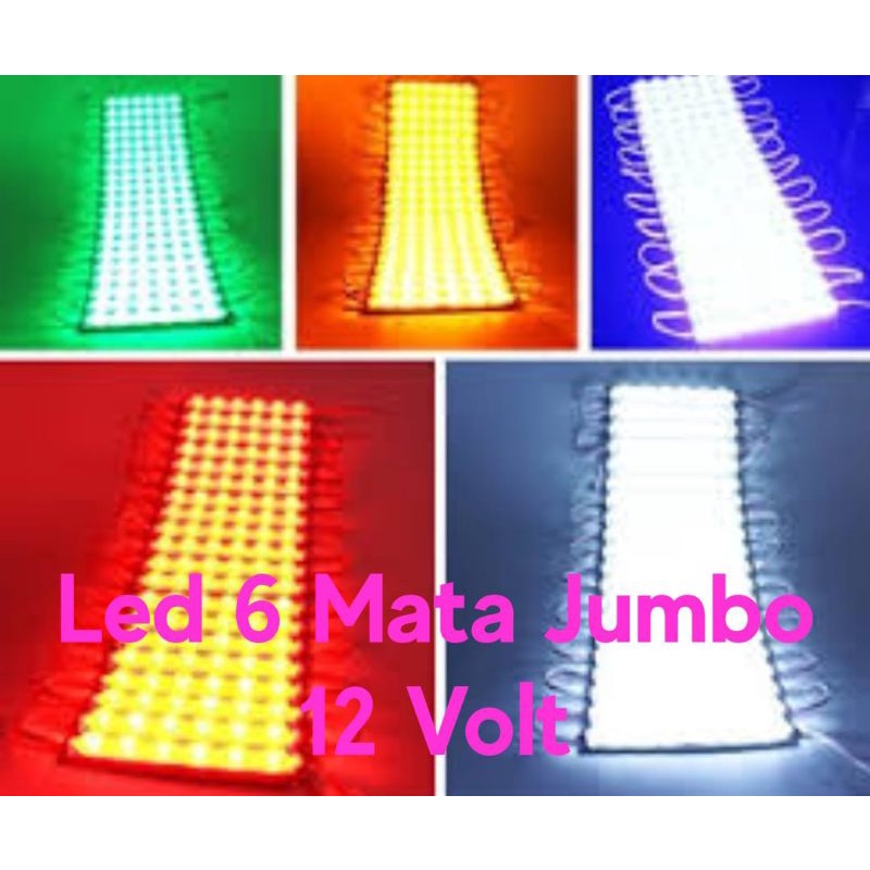 12V LED MODUL 6 MATA 12 VOLT 6W JUMBO