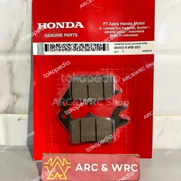 Kampas Rem Depan / Pad Set FR / Supra X 125 FI / Revo FI // 06455KWB601