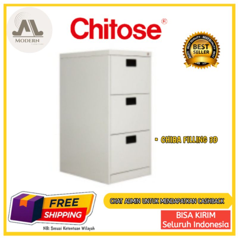 TERMURAH Lemari arsip / Lemari pakaian / Lemari serbaguna / kabinet terbaru Chitose Tipe CHIBA FILLI