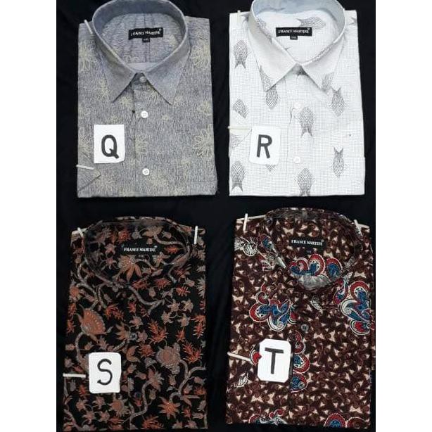 Super Deal!!! Kemeja Pria Xxl Xxxl Hem Pria Jumbo Big Size Lengan Pendek Motif